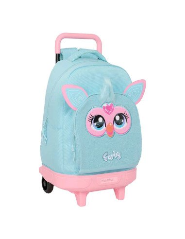 Mochila Grande Con Ruedas Compact Extraible Furby | Reino Escolar: Mochilas y Regalos