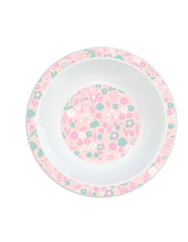 Set de Platos Cubiertos y Vaso SAFTA Preescolar "Mariposa"