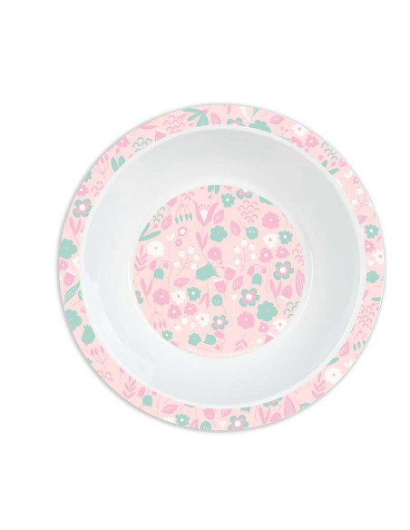 Set de Platos Cubiertos y Vaso SAFTA Preescolar "Mariposa"