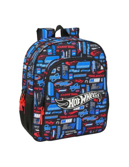 Mochila Junior Adaptable A Carro Hot Wheels | Reino Escolar: Mochilas y Regalos