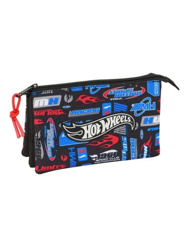 Portatodo Triple Hot Wheels | Reino Escolar: Mochilas y Regalos
