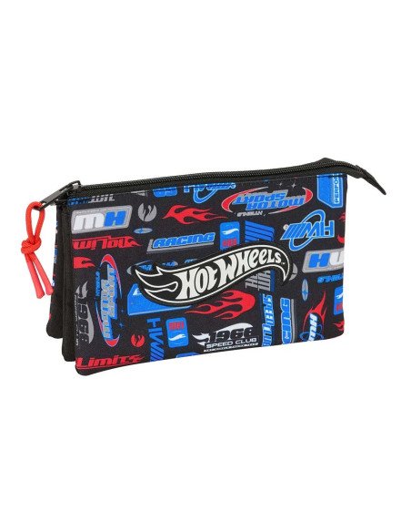 Portatodo Triple Hot Wheels | Reino Escolar: Mochilas y Regalos