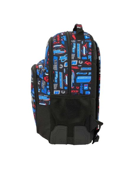 Mochila Doble Adaptable A Carro Hot Wheels | Reino Escolar: Mochilas y Regalos