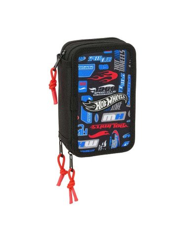 Plumier Triple 37 Pcs Hot Wheels | Reino Escolar: Mochilas y Regalos