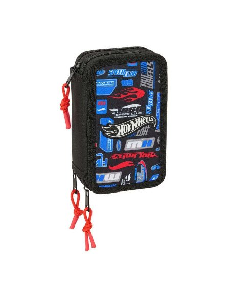 Plumier Triple 37 Pcs Hot Wheels | Reino Escolar: Mochilas y Regalos