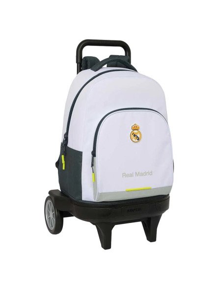 Mochila Grande Con Ruedas Compact Evol. Ext. Real Madrid Equip. 25/26 | Reino Escolar: Mochilas y Regalos