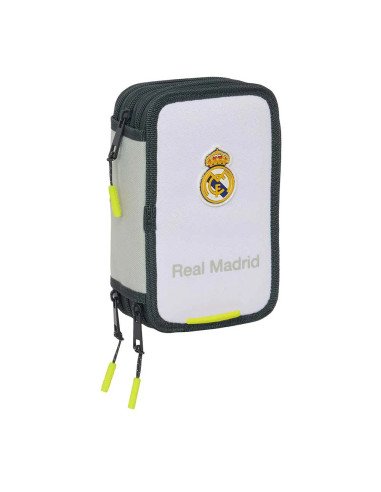 Plumier Triple 37 Pcs Real Madrid Equip. 25/26 | Reino Escolar: Mochilas y Regalos
