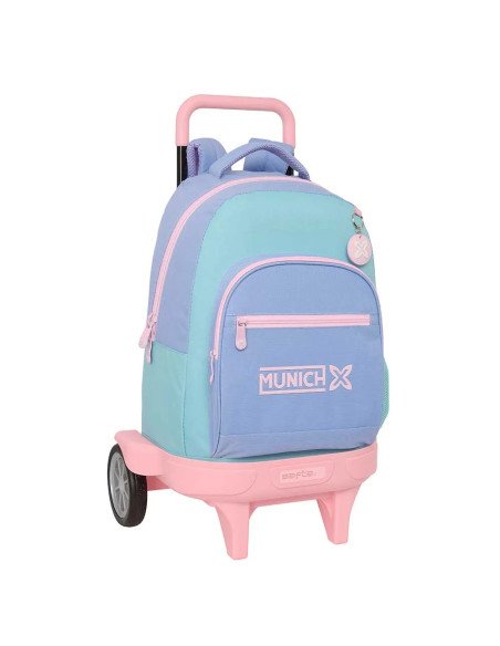 Mochila Grande Con Ruedas Compact Evol. Ext. Munich "Mellow" | Reino Escolar: Mochilas y Regalos