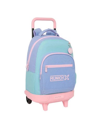 Mochila Grande Con Ruedas Compact Extraible Munich "Mellow" | Reino Escolar: Mochilas y Regalos