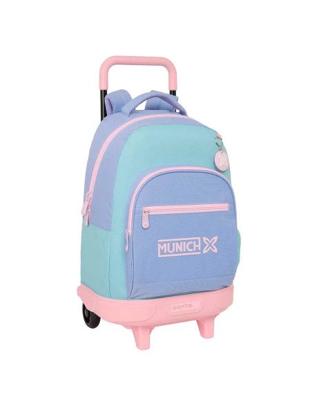 Mochila Grande Con Ruedas Compact Extraible Munich "Mellow" | Reino Escolar: Mochilas y Regalos