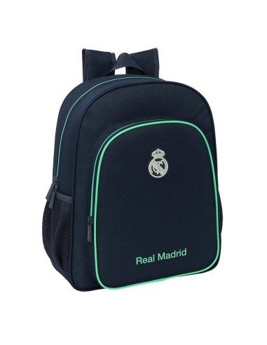 Mochila Junior Adaptable A Carro Real Madrid 2ª Equipacion 25/26 | Reino Escolar: Mochilas y Regalos