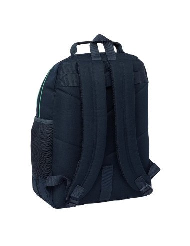 Mochila Doble Adaptable A Carro Real Madrid 2ª Equipacion 25/26 | Reino Escolar: Mochilas y Regalos
