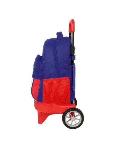 Mochila Grande Con Ruedas Compact Evol. Ext. Atlético De Madrid | Reino Escolar: Mochilas y Regalos