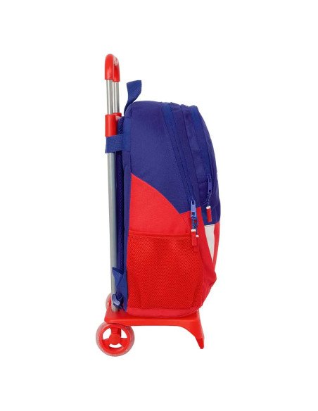 Mochila665  +  Carro 905 Atlético De Madrid | Reino Escolar: Mochilas y Regalos