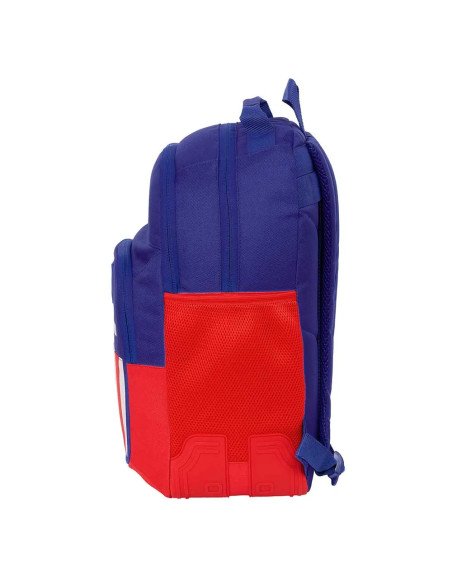 Mochila Doble Adaptable A Carro Atlético De Madrid | Reino Escolar: Mochilas y Regalos