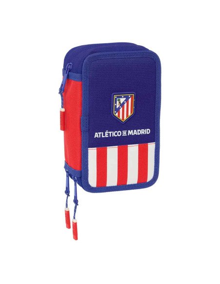 Plumier Triple 37 Pcs Atlético De Madrid | Reino Escolar: Mochilas y Regalos
