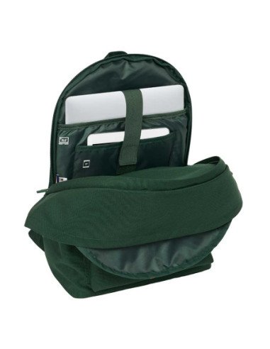 Mochila Doble para Portátil 15.6" + USB El Ganso Basics "Green"