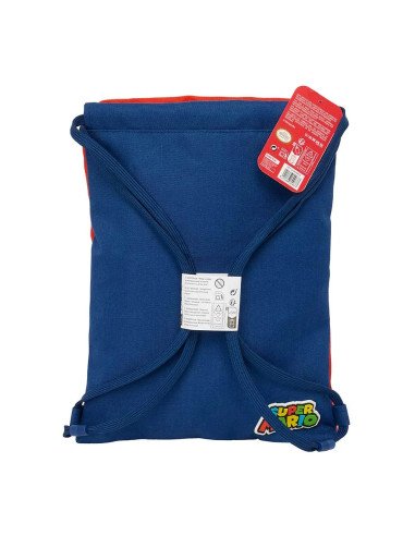 Saco Plano Junior Super Mario "Mamma Mia" | Reino Escolar: Mochilas y Regalos