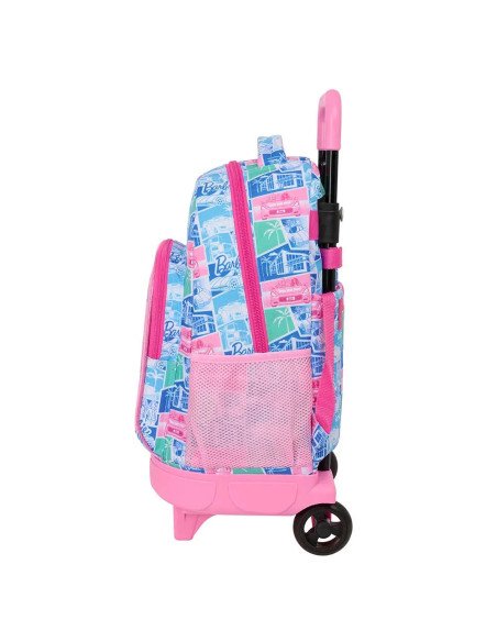 Mochila Grande Con Ruedas Compact Extraible Barbie | Reino Escolar: Mochilas y Regalos
