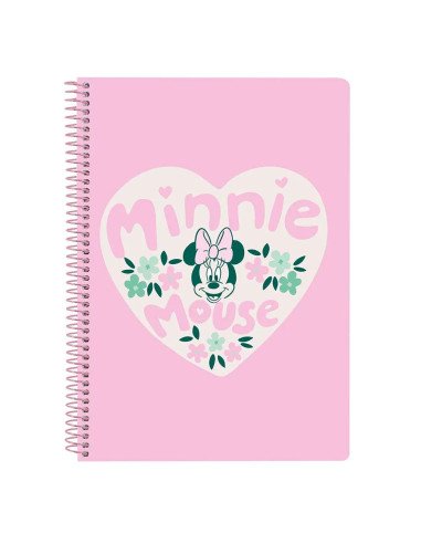 Libreta Cuarto 80 H. Tapas Duras Minnie Mouse "Minty" | Reino Escolar: Mochilas y Regalos
