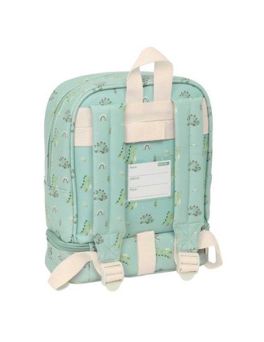 Mochila Nevera Guardería SAFTA Preescolar "Dinos"