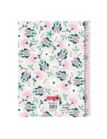 Libreta Cuarto 80 H. Tapas Duras Minnie Mouse "Minty" | Reino Escolar: Mochilas y Regalos