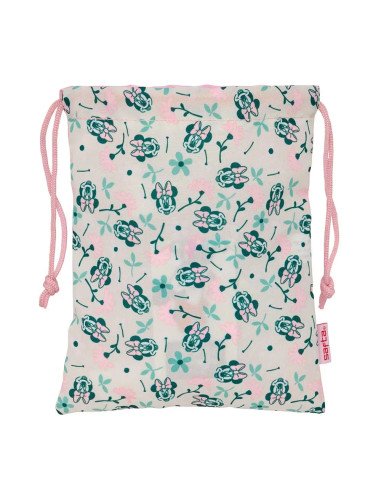Saquito Merienda Minnie Mouse "Minty" | Reino Escolar: Mochilas y Regalos