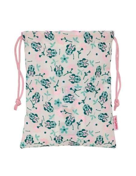 Saquito Merienda Minnie Mouse "Minty" | Reino Escolar: Mochilas y Regalos