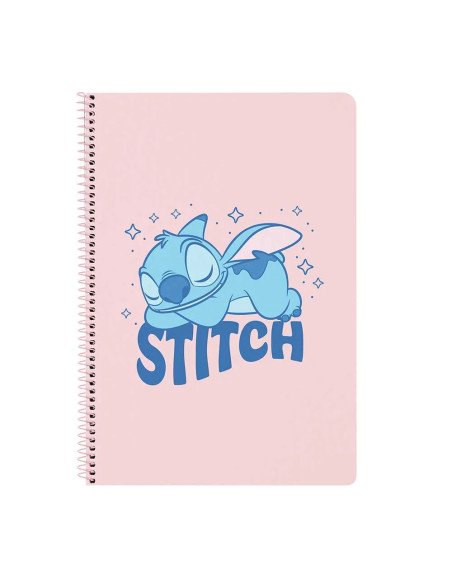 Libreta Folio 80 H. Tapas Duras Stitch "Ohana" | Reino Escolar: Mochilas y Regalos