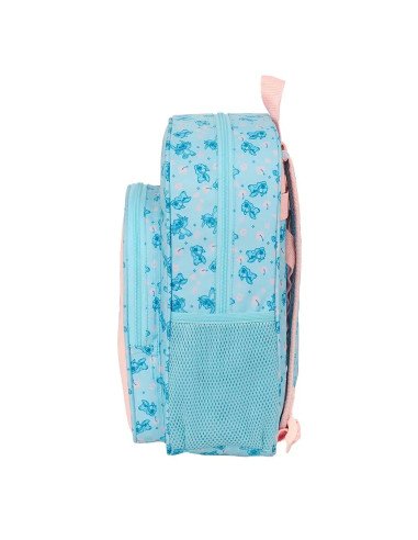 Mochila Infantil Bolsillos Adaptable A Carro Stitch "Ohana" | Reino Escolar: Mochilas y Regalos