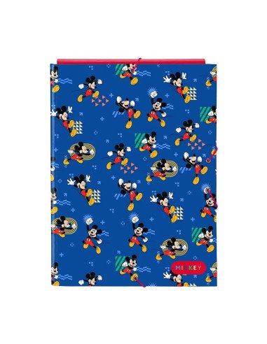 Carpeta Folio 3 Solapas Mickey Mouse "Today" | Reino Escolar: Mochilas y Regalos