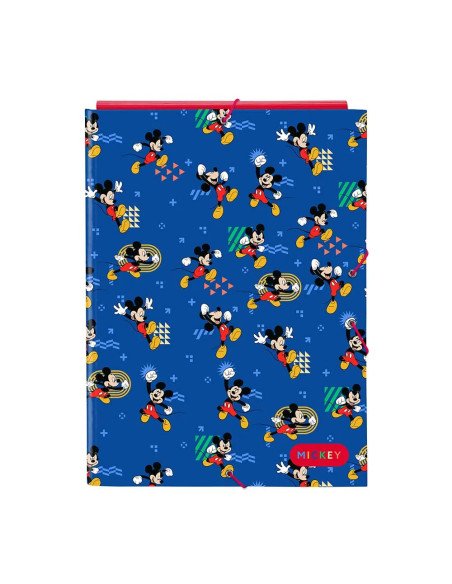 Carpeta Folio 3 Solapas Mickey Mouse "Today" | Reino Escolar: Mochilas y Regalos