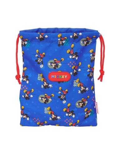 Saquito Merienda Mickey Mouse "Today" | Reino Escolar: Mochilas y Regalos