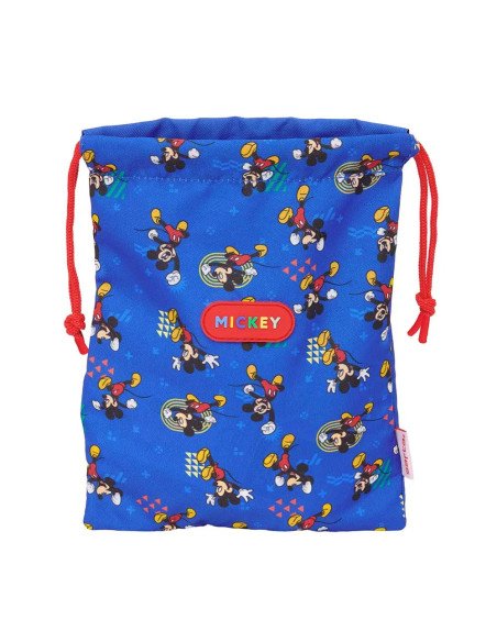 Saquito Merienda Mickey Mouse "Today" | Reino Escolar: Mochilas y Regalos