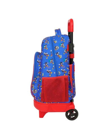 Mochila Grande Con Ruedas Compact Extraible Mickey Mouse "Today" | Reino Escolar: Mochilas y Regalos