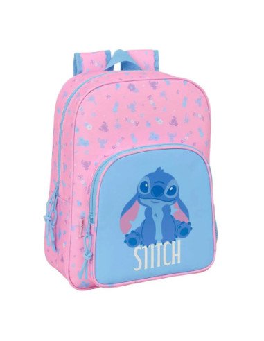Mochila Infantil Adaptable A Carro Stitch "Bright" | Reino Escolar: Mochilas y Regalos