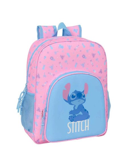 Mochila Junior Adaptable A Carro Stitch "Bright" | Reino Escolar: Mochilas y Regalos