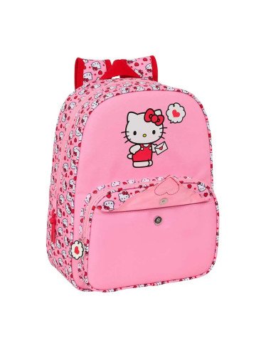 Mochila Infantil Adaptable A Carro Hello Kitty | Reino Escolar: Mochilas y Regalos