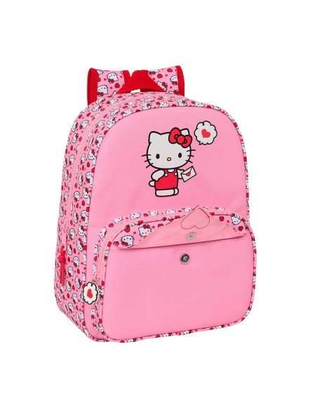 Mochila Infantil Adaptable A Carro Hello Kitty | Reino Escolar: Mochilas y Regalos
