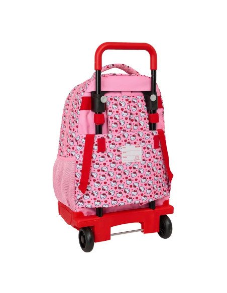 Mochila Grande Con Ruedas Compact Extraible Hello Kitty | Reino Escolar: Mochilas y Regalos