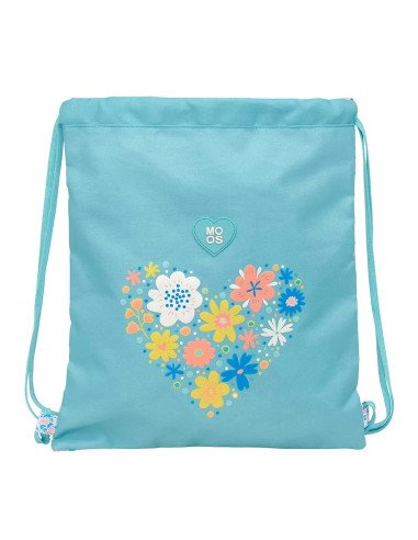 Saco Plano Reciclado Moos "Fiori" | Reino Escolar: Mochilas y Regalos