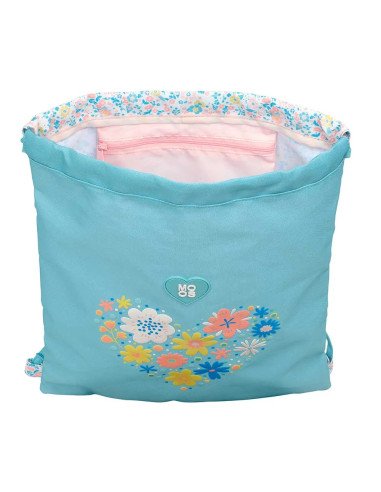 Saco Plano Reciclado Moos "Fiori" | Reino Escolar: Mochilas y Regalos