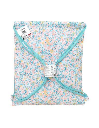 Saco Plano Reciclado Moos "Fiori" | Reino Escolar: Mochilas y Regalos