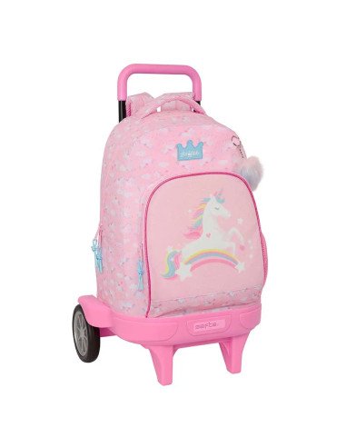 Mochila Grande Con Ruedas Compact Evol. Ext. Glowlab Kids | Reino Escolar: Mochilas y Regalos