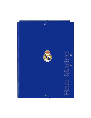 Carpeta Folio 3 Solapas Real Madrid | Reino Escolar: Mochilas y Regalos