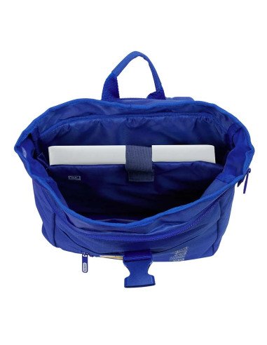 Mochila Solapa Para Portatil 15.6'' Real Madrid | Reino Escolar: Mochilas y Regalos