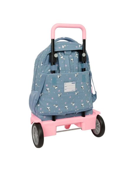 Mochila Grande Con Ruedas Compact Evol. Ext. Snoopy | Reino Escolar: Mochilas y Regalos