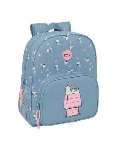 Mochila Junior Adaptable A Carro Snoopy | Reino Escolar: Mochilas y Regalos