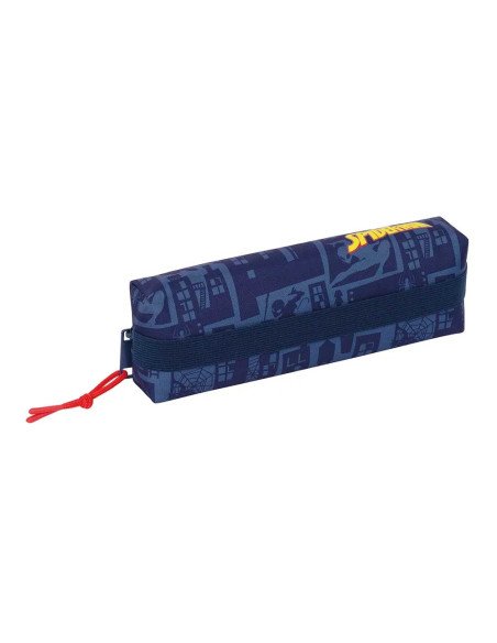 Portatodo Rectangular Con Goma Elast. 22Cm Spider-Man | Reino Escolar: Mochilas y Regalos