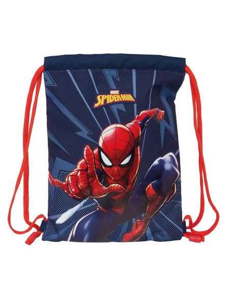 Saco Plano Junior Spider-Man | Reino Escolar: Mochilas y Regalos